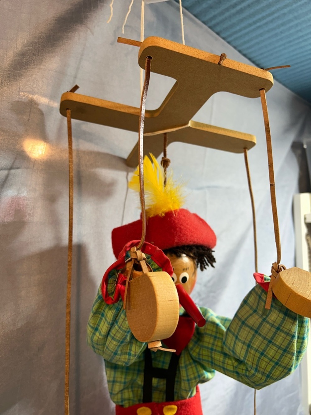 Wooden Pinocchio Puppet Marionette style Richard Edmond - Picture 6 of 7